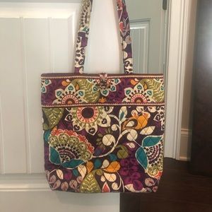 Vera Bradley Toggle Tote Plum Crazy